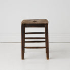 Vintage Wood Stool - elsie green - furniture