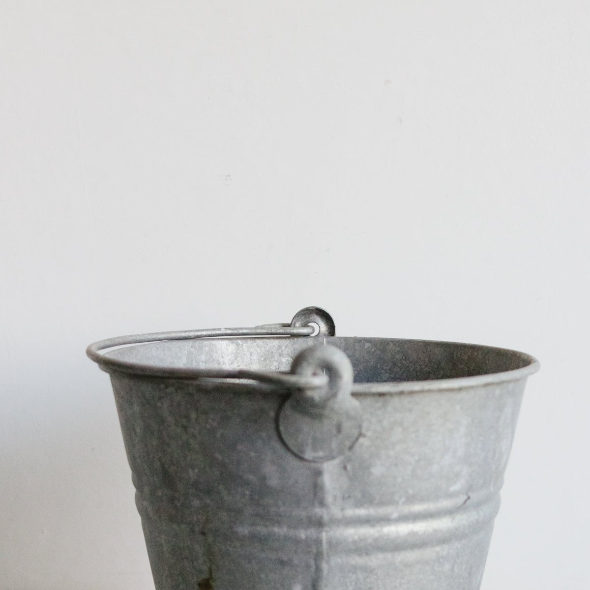 Vintage Zinc Bucket - elsie green - decor