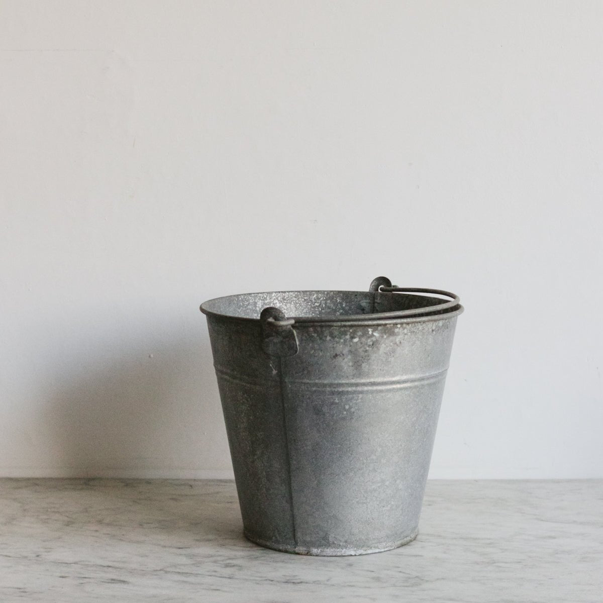 Vintage Zinc Bucket - elsie green - decor