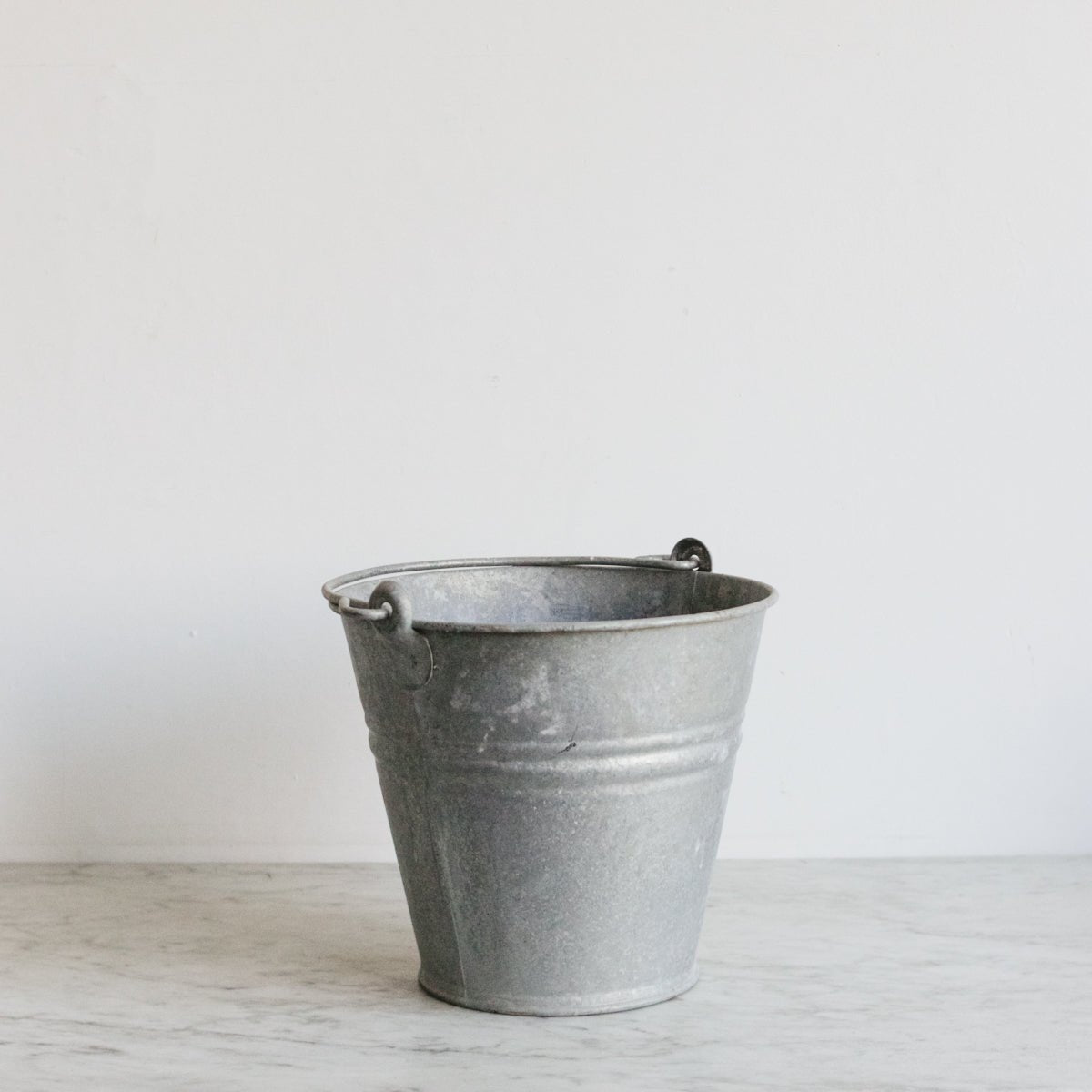 Vintage Zinc Bucket - elsie green - decor