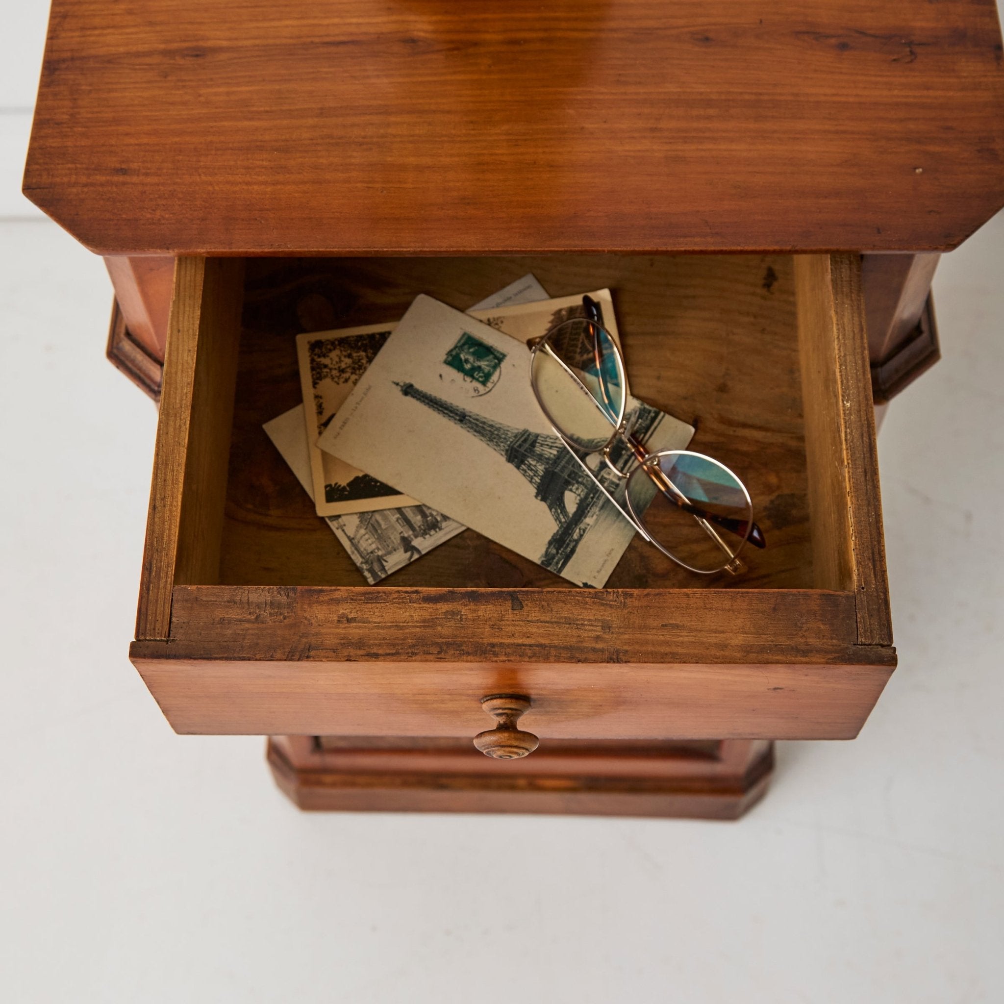 Walnut Bedside Table - elsie green - furniture