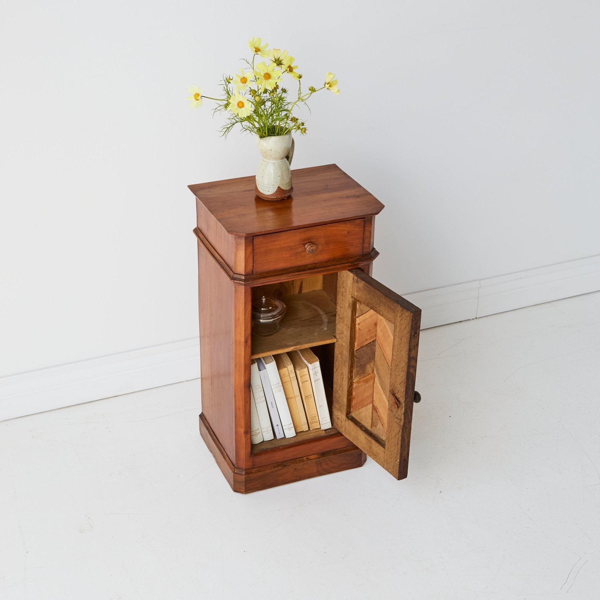 Walnut Bedside Table - elsie green - furniture