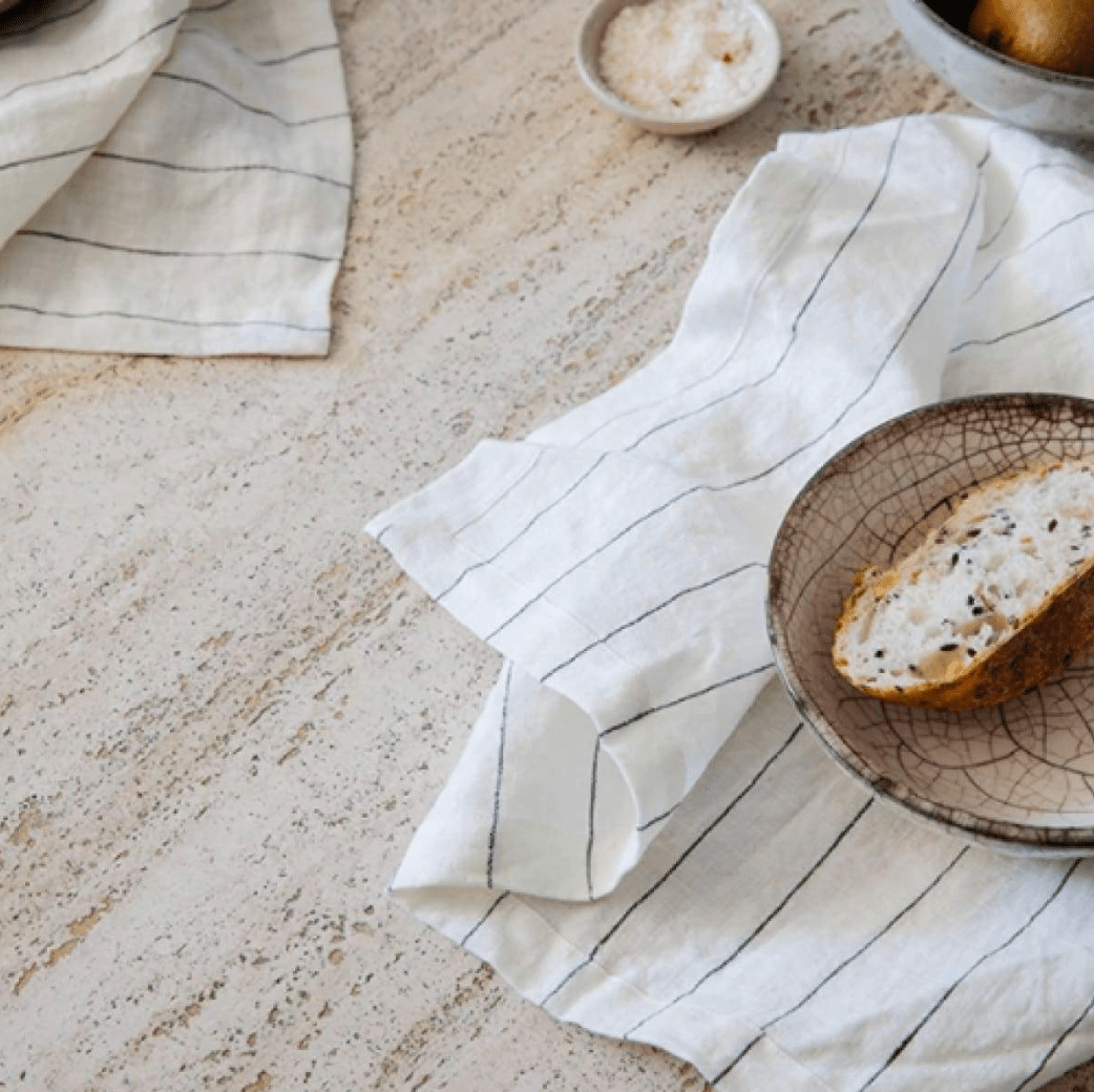 Washed Linen Napkin Set of 4 - elsie green - Textiles