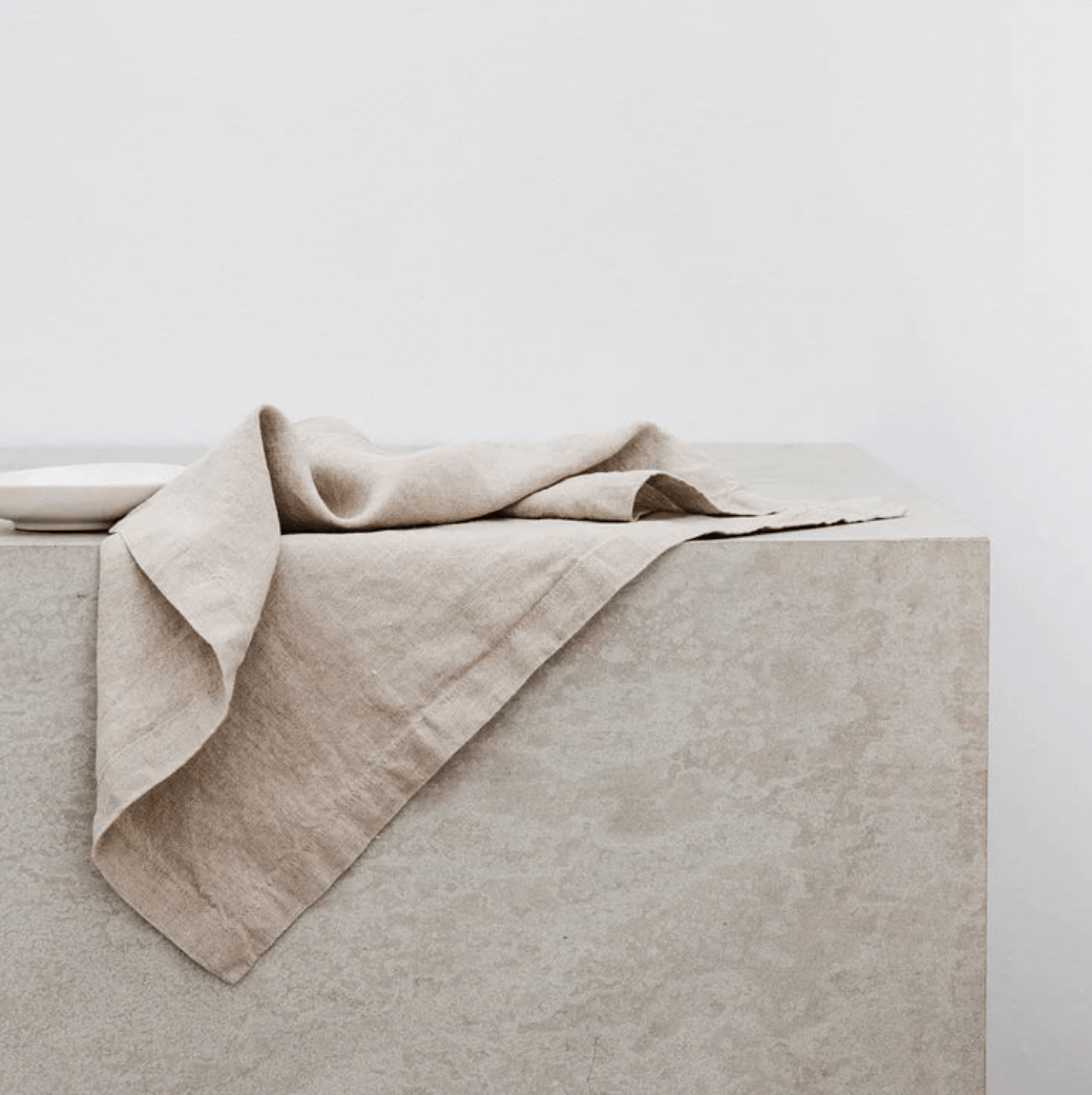 Washed Linen Napkin Set of 4 - elsie green - Textiles