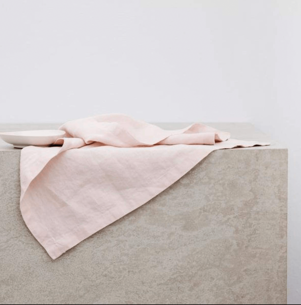 Washed Linen Napkin Set of 4 - elsie green - Textiles