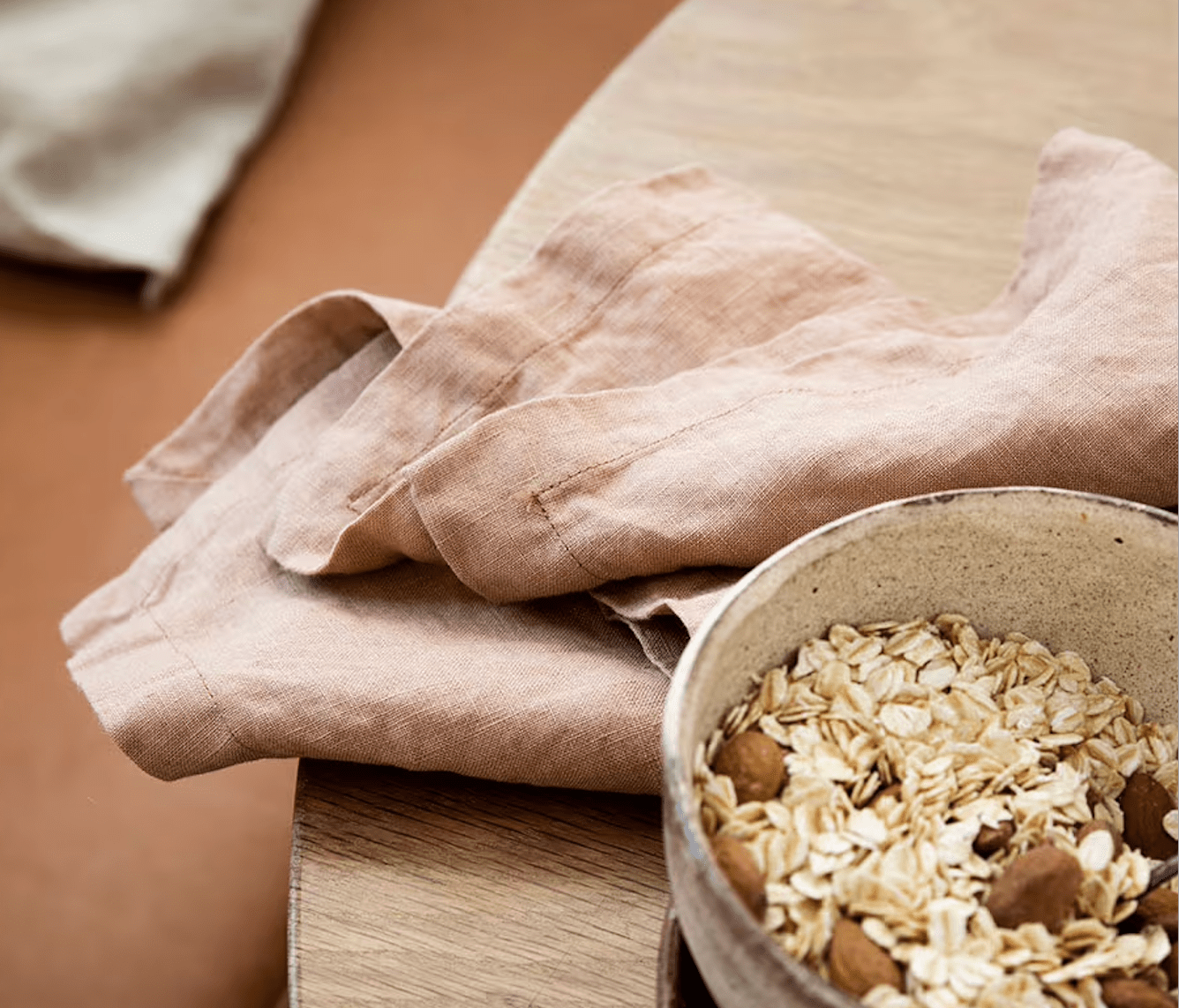 Washed Linen Napkin Set of 4 - elsie green - Textiles