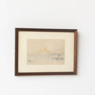 Watercolor with Boats and Fortress - elsie green - art