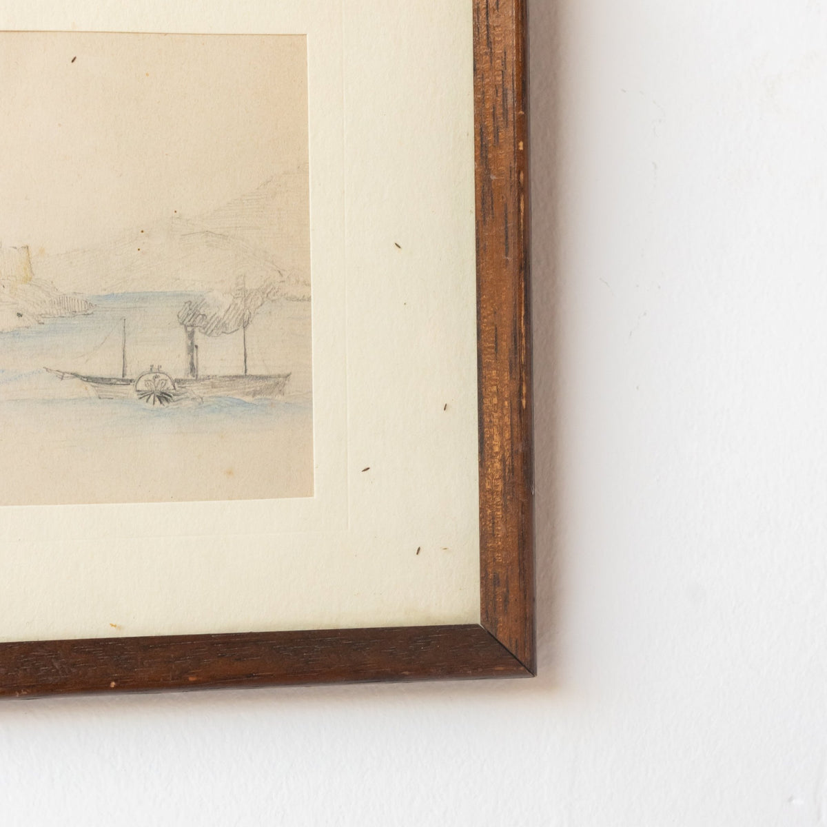 Watercolor with Boats and Fortress - elsie green - art
