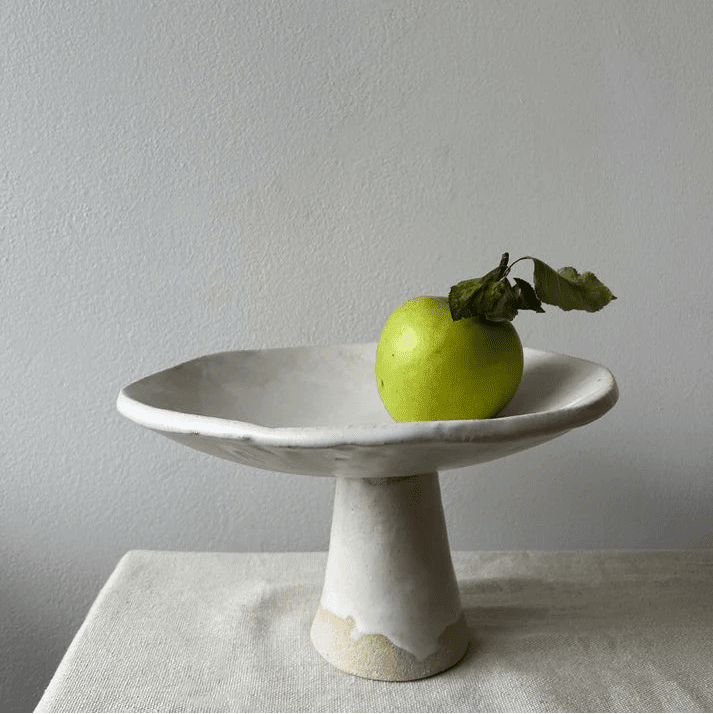 White on Sand Pedestal | MONDAYS - elsie green - the french kitchen
