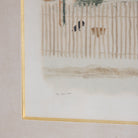 Wintery Trees Lithograph - elsie green - art