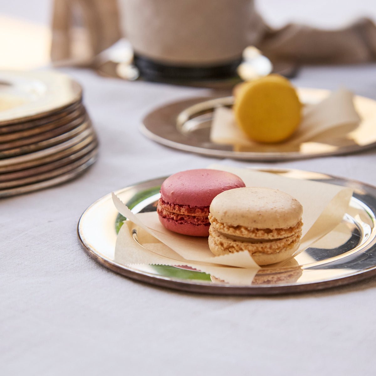Wm. A Rogers Silver Wine Coaster | The Patrck Orbe Collection - elsie green - the french kitchen