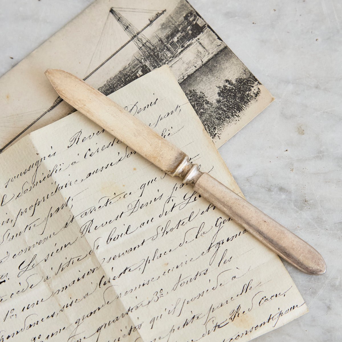 Wm. Rogers & Son Silver Plated Letter Opener | The Patrick Orbe Collection - elsie green - the french kitchen