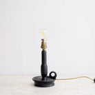 Wood Candlestick Lamp - elsie green - decor