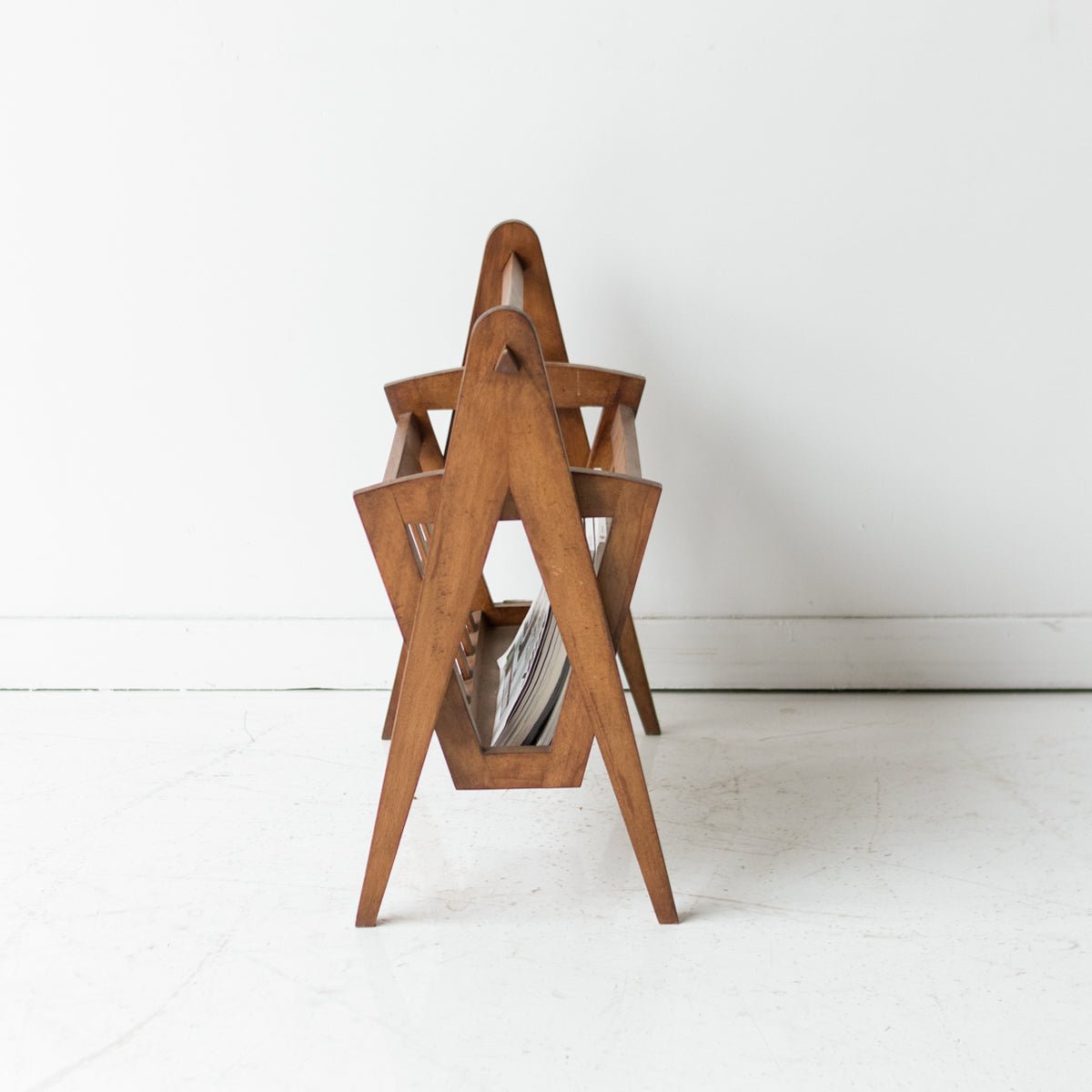 Wood Magazine Stand - elsie green - furniture