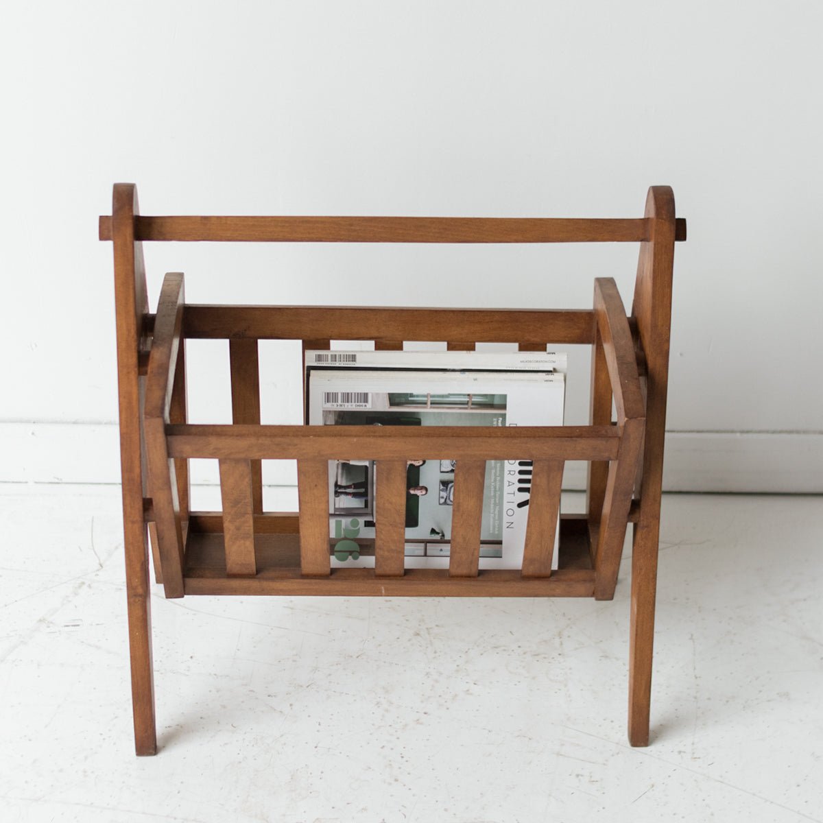 Wood Magazine Stand - elsie green - furniture