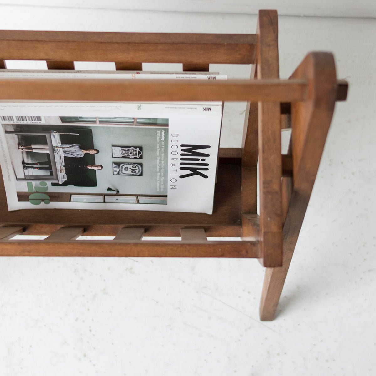 Wood Magazine Stand - elsie green - furniture