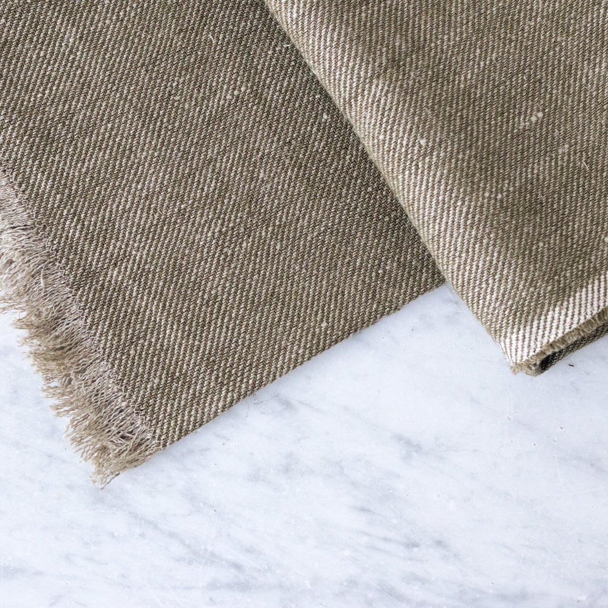 Woven Linen Throw - elsie green - textiles