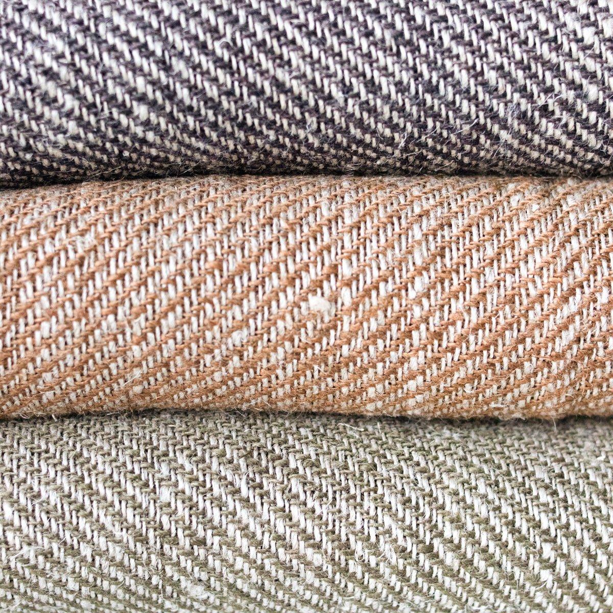 Woven Linen Throw - elsie green - textiles