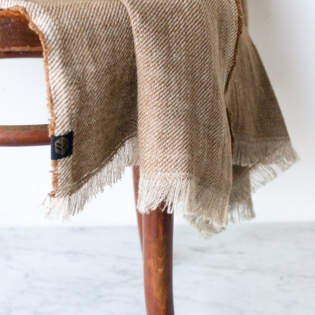 Woven Linen Throw - elsie green - textiles