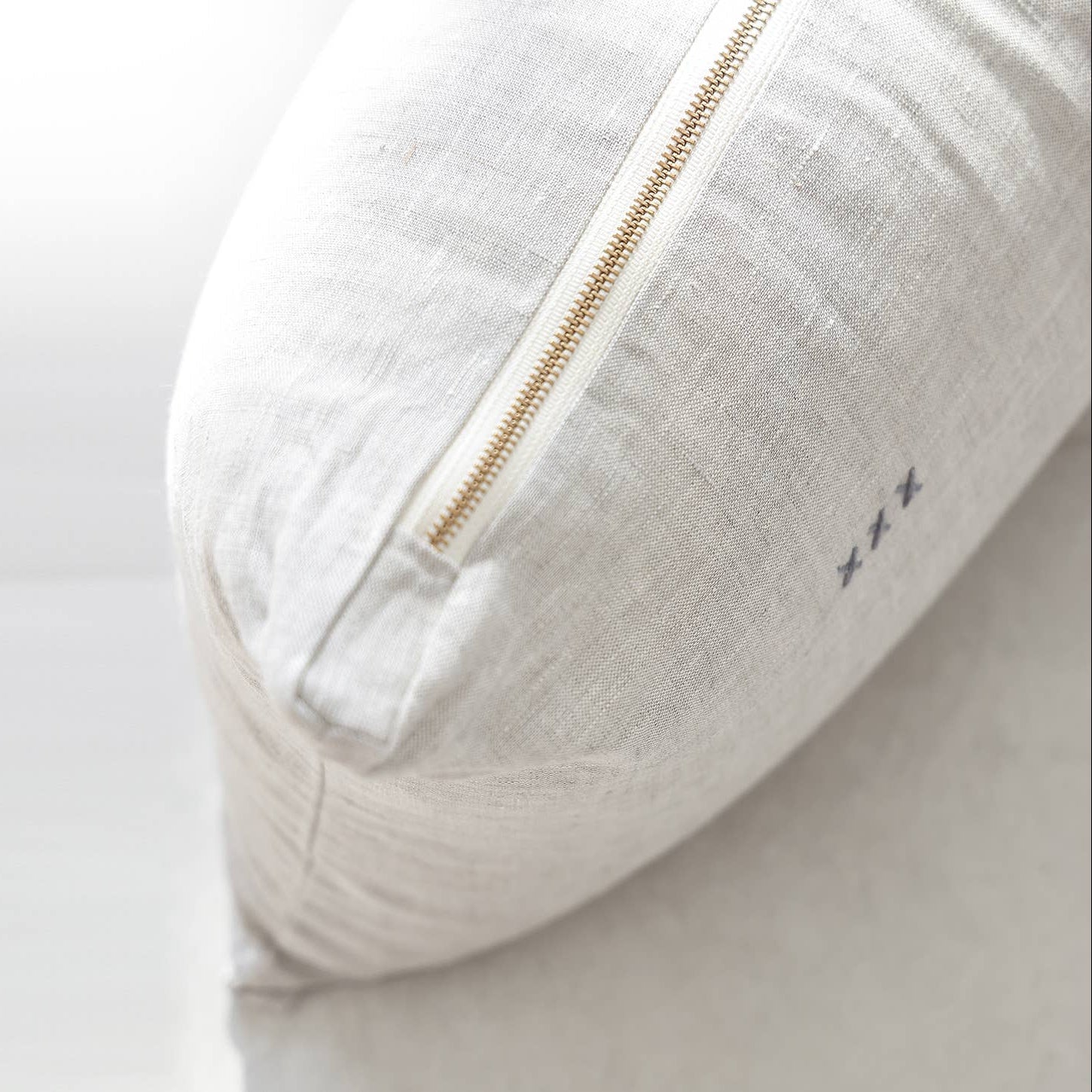 XXX Linen Pillow - elsie green - textiles