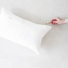 XXX Linen Pillow - elsie green - textiles