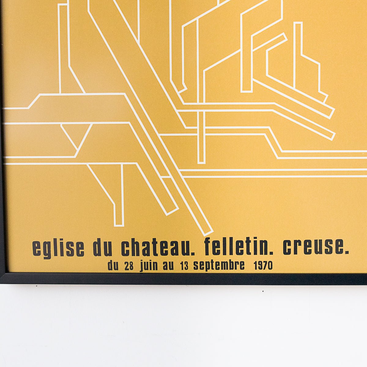 Yves Millecamps Exhibit Framed Advertisement - elsie green - Art