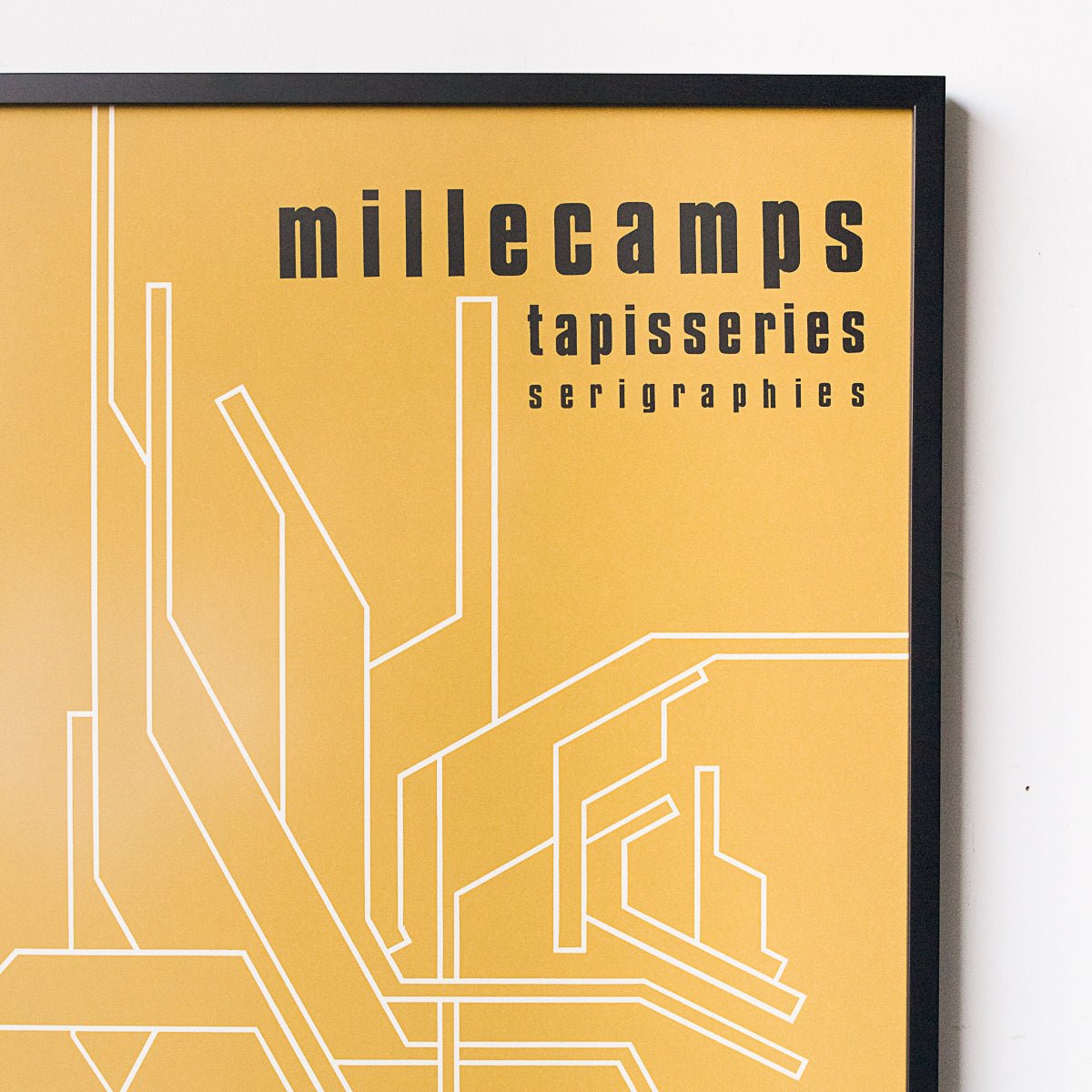 Yves Millecamps Exhibit Framed Advertisement - elsie green - Art
