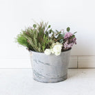 Zinc Bucket - elsie green - decor