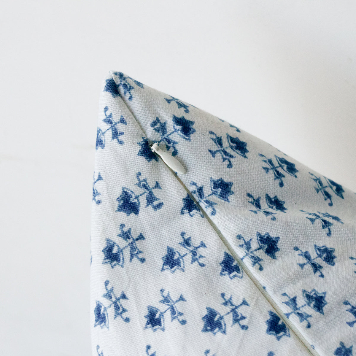 Hand Block Printed Pillow Cover | Juliette Indigo - elsie green