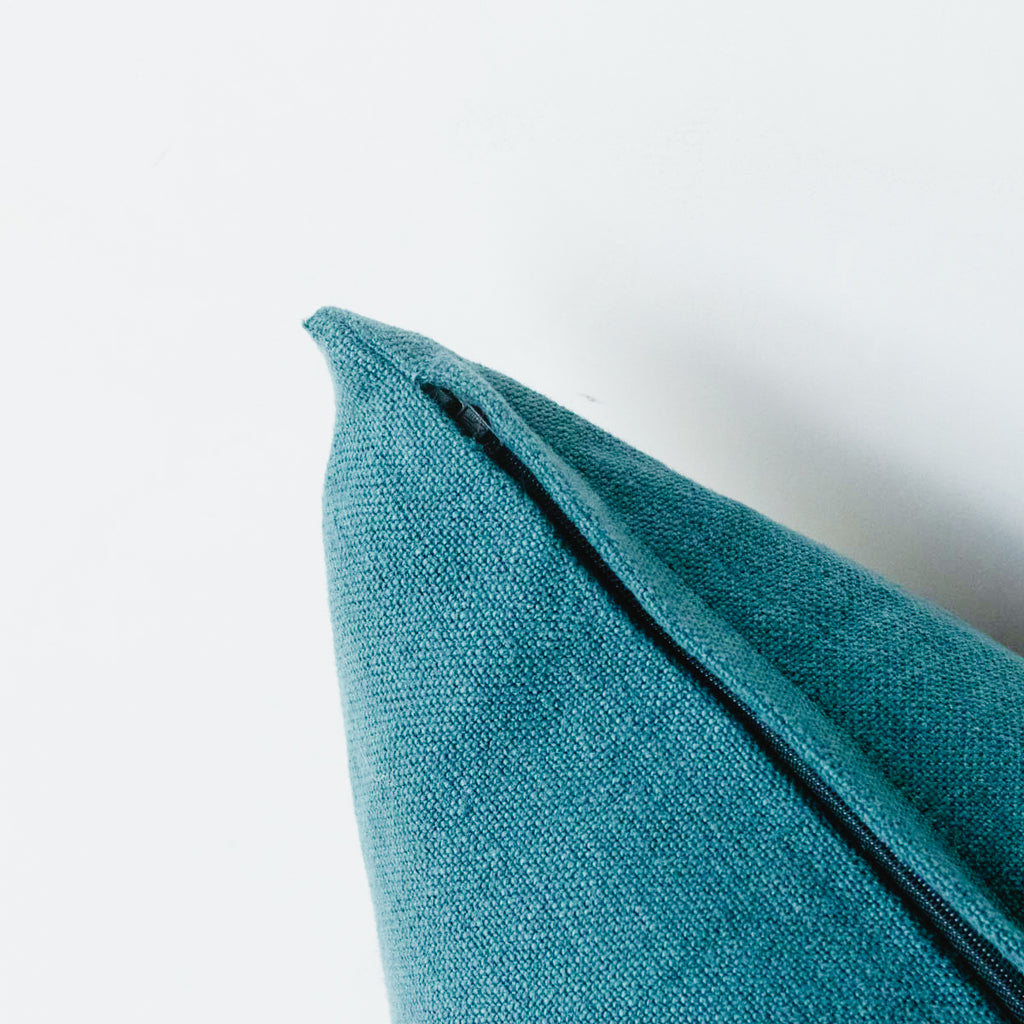Belgian Linen Pillow Cover - elsie green