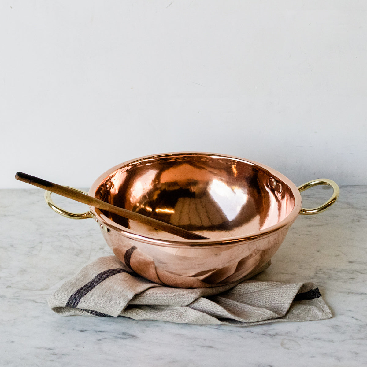 Copper Farmhouse Kitchen Pantry Antique 9 Mixing Bowl