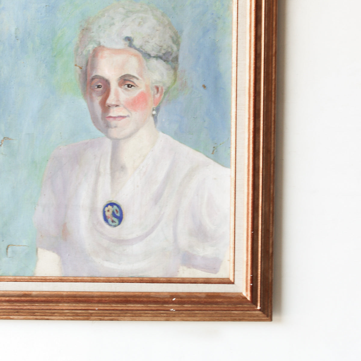 Portrait of Tante Sidonie Oil Painting - elsie green