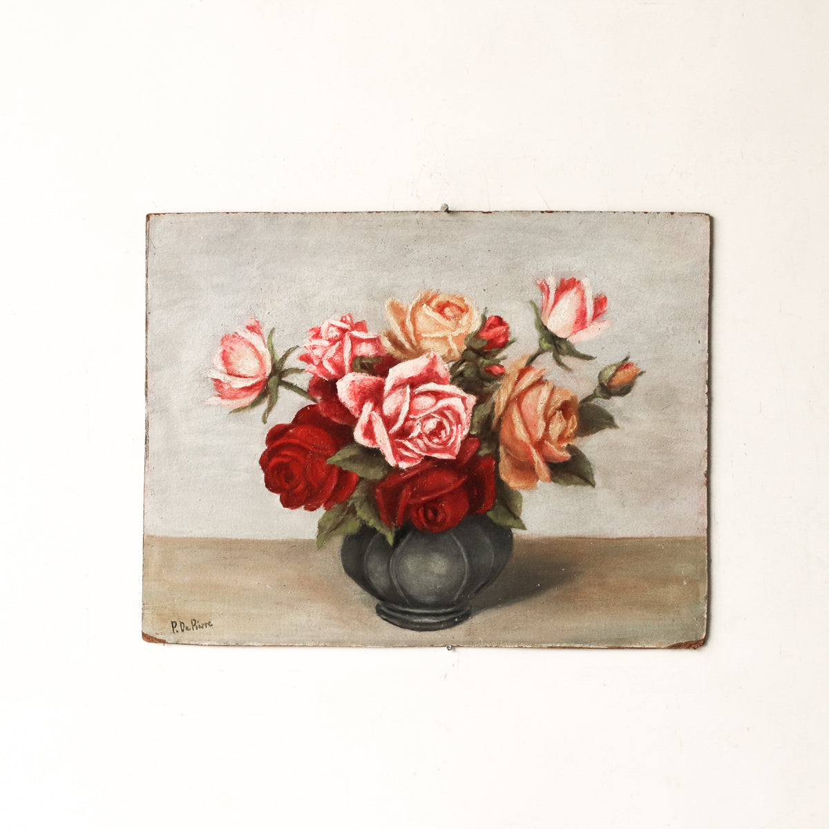 Le Bouquet de Mamie Floral Oil Painting - elsie green