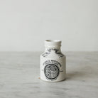 Imprinted Ironstone Mustard Pot - elsie green