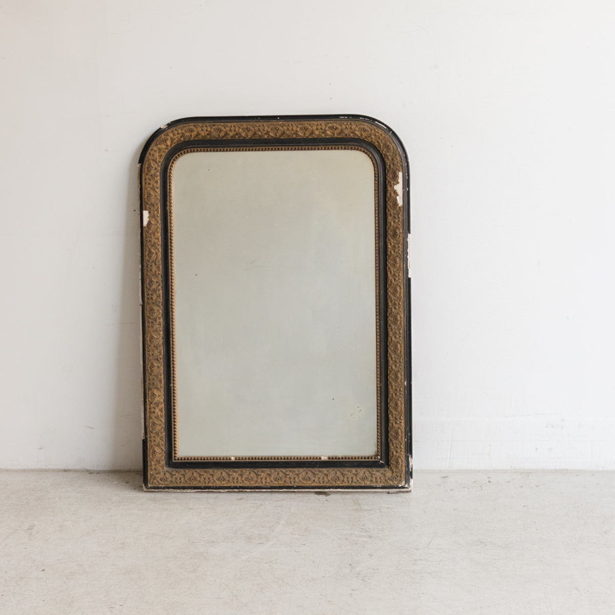 Vintage Louis Philippe mirror in gilded wood