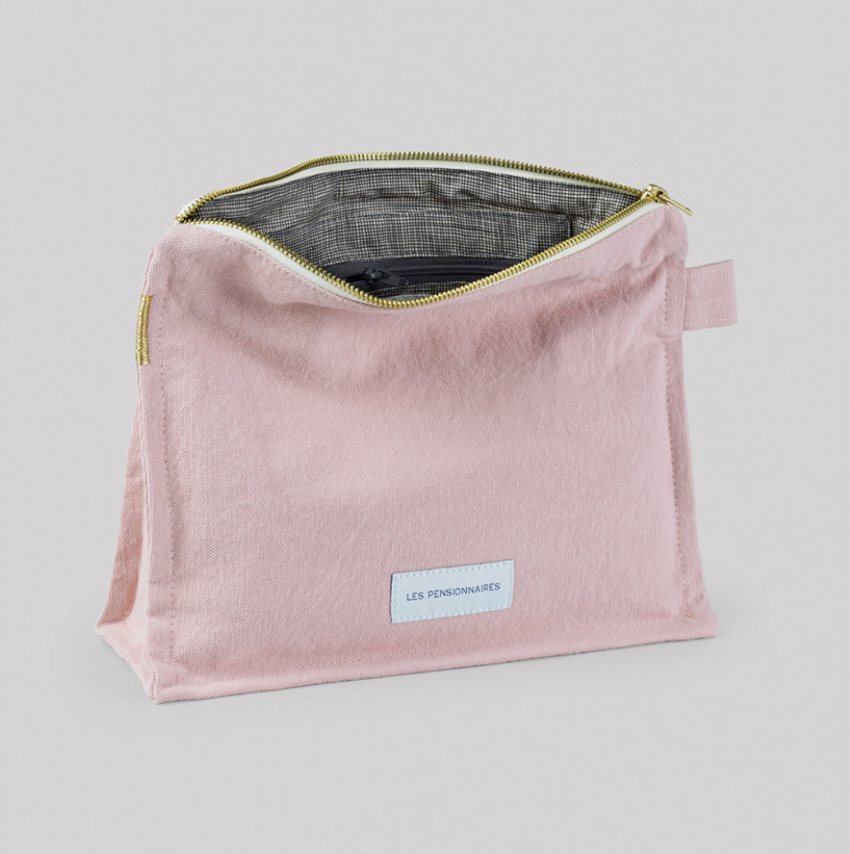 Prakti Organic Sustainable Cotton Canvas Toiletry Bag for Travel