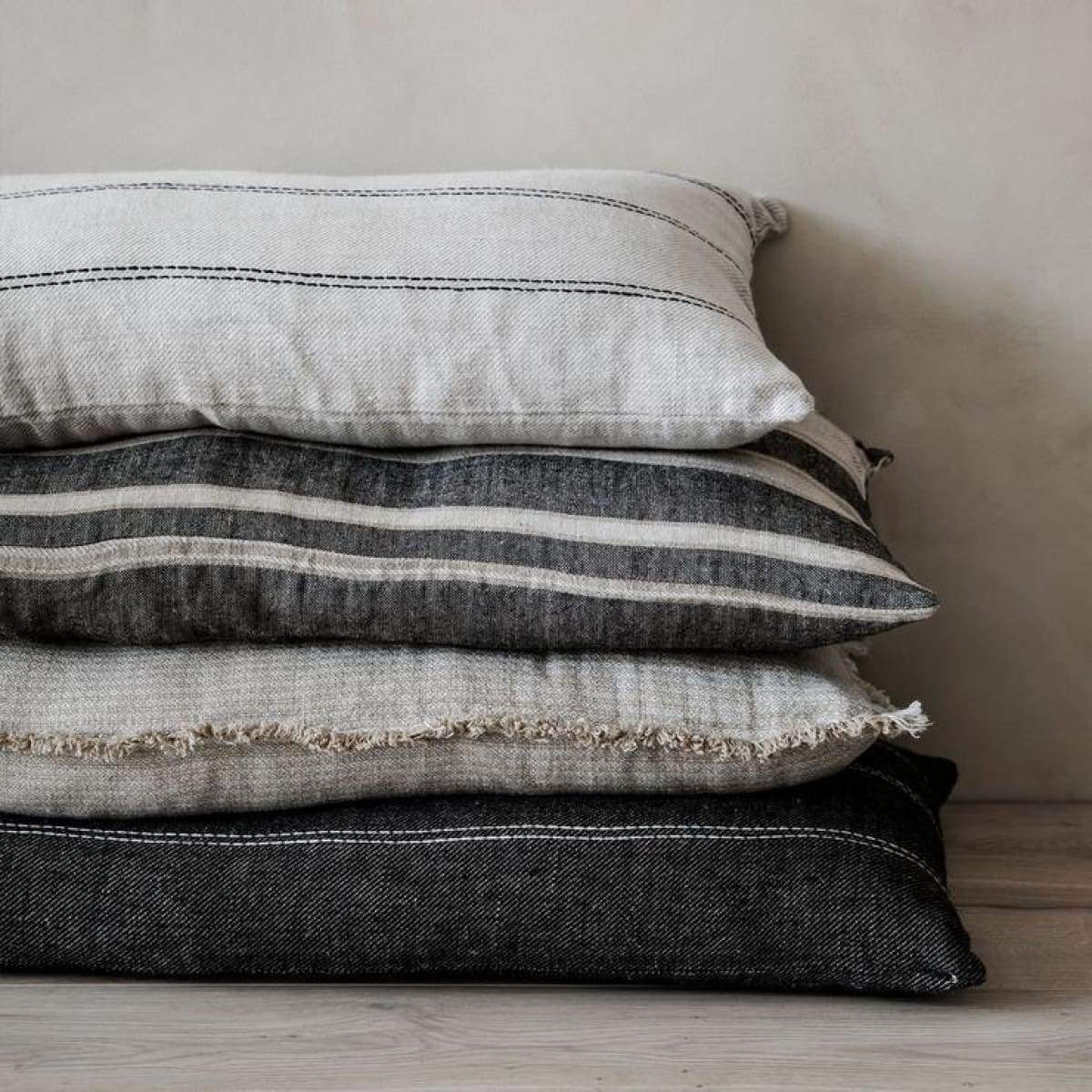 European Flax Linen Oversized Lumbar Pillow Cover