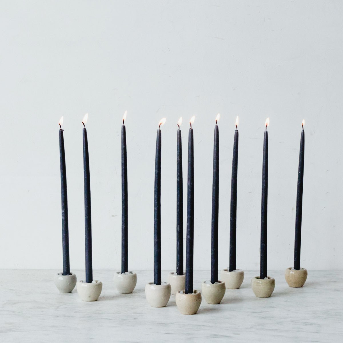 Beeswax Event Taper set of 10 - elsie green - Decor