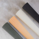 Beeswax Fluted Pillar - elsie green - Decor