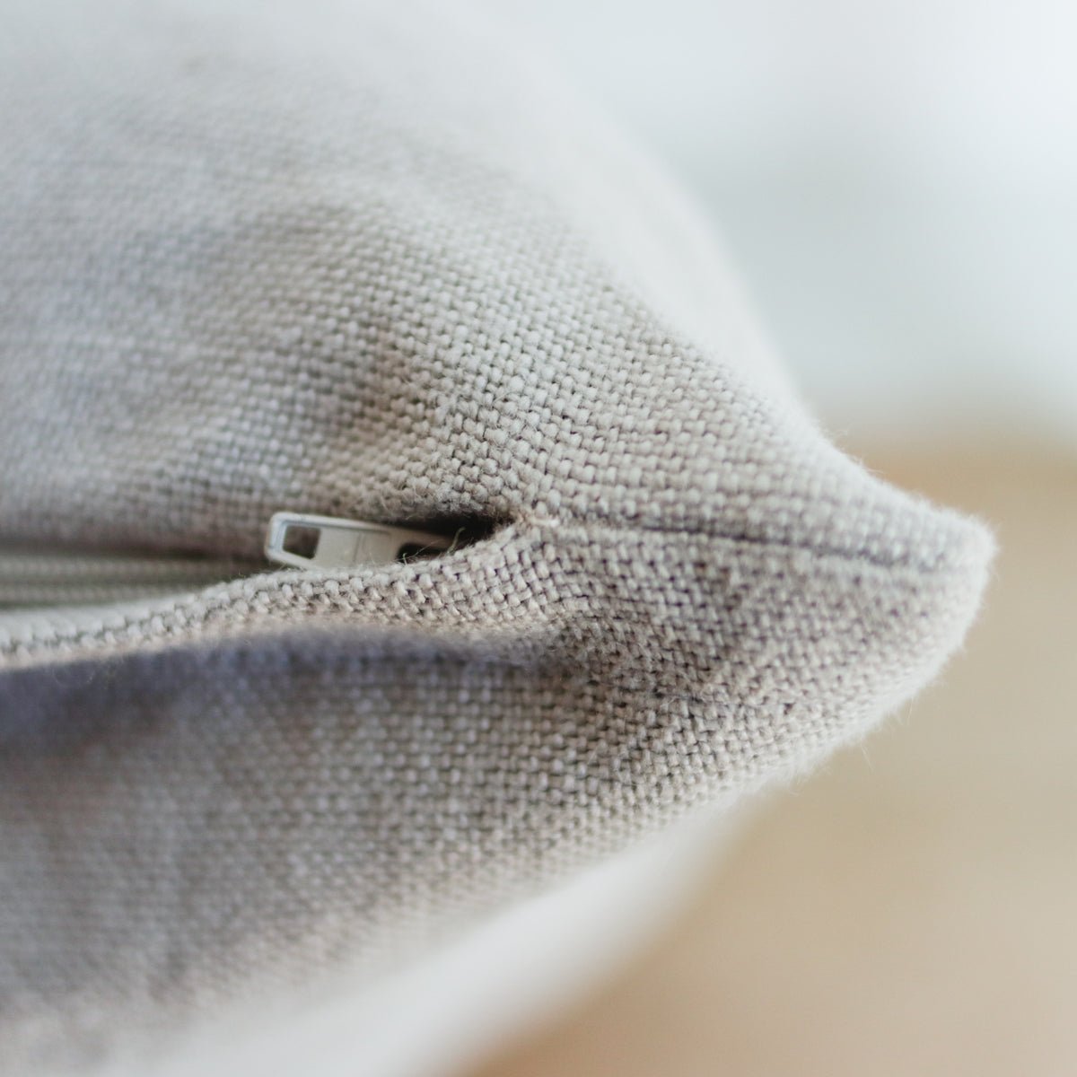 Belgian Linen Pillow Cover - elsie green - Textiles
