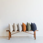 Belgian Linen Pillow Cover - elsie green - Textiles