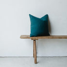 Belgian Linen Pillow Cover - elsie green - Textiles