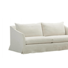 Belgian Slope Arm Slipcovered Sofa - elsie green - Furniture