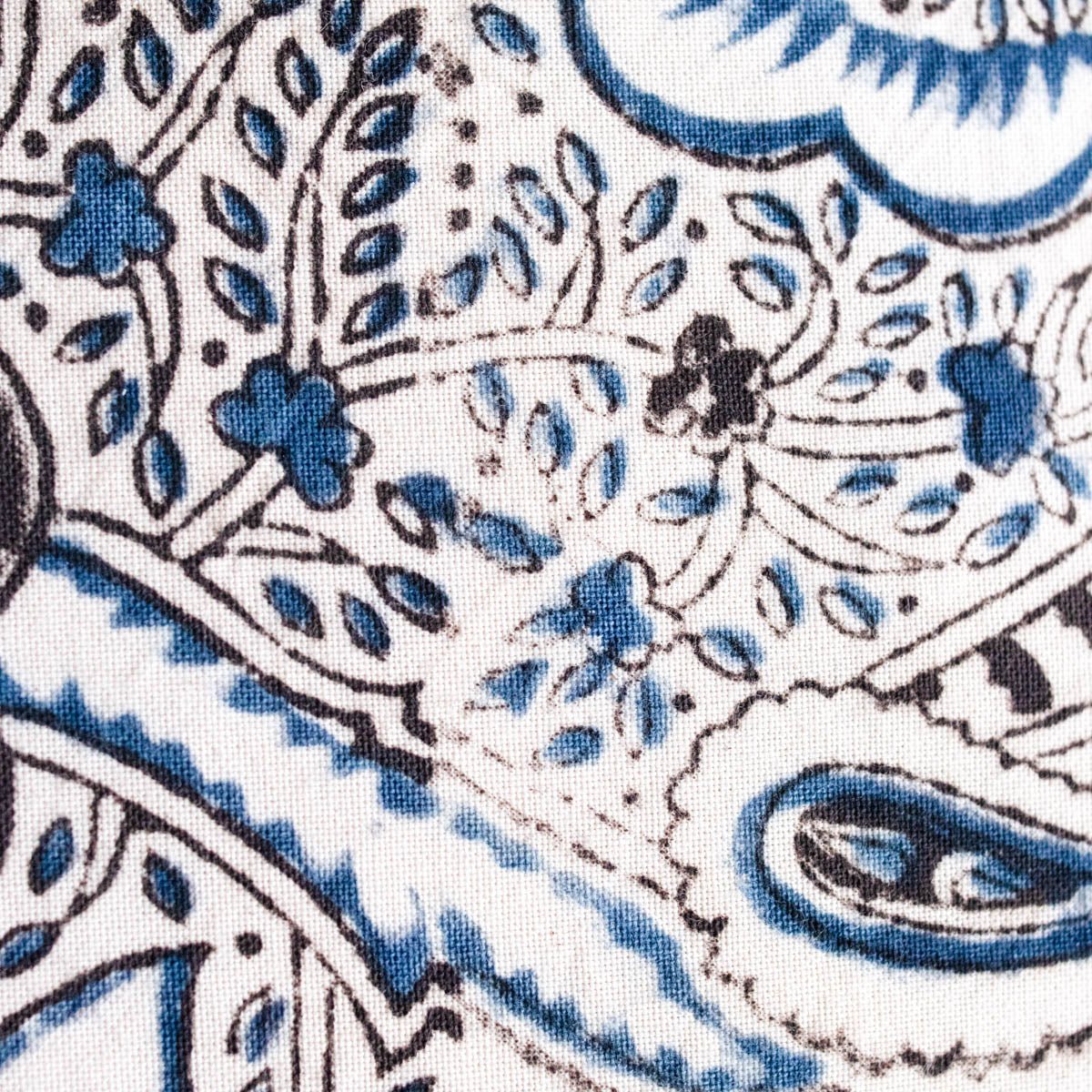 Block Print Pillow Cover | Alexandra Indigo - elsie green - Textiles