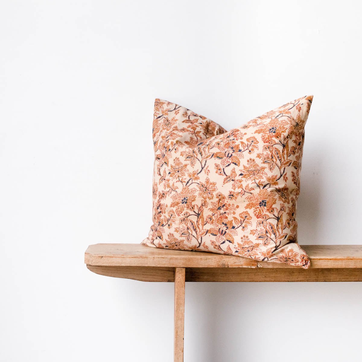Block Print Pillow Cover | Hema - elsie green - Textiles
