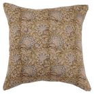 Block Print Pillow Cover | Kundan Stone - elsie green - Textiles