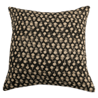 Block Print Pillow Cover | Tulsi Noir - elsie green - Textiles