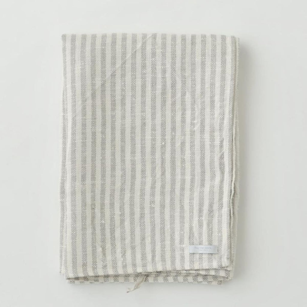 Chambray Stripe Towel - Hand - textiles