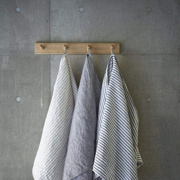 Chambray Stripe Towel - textiles