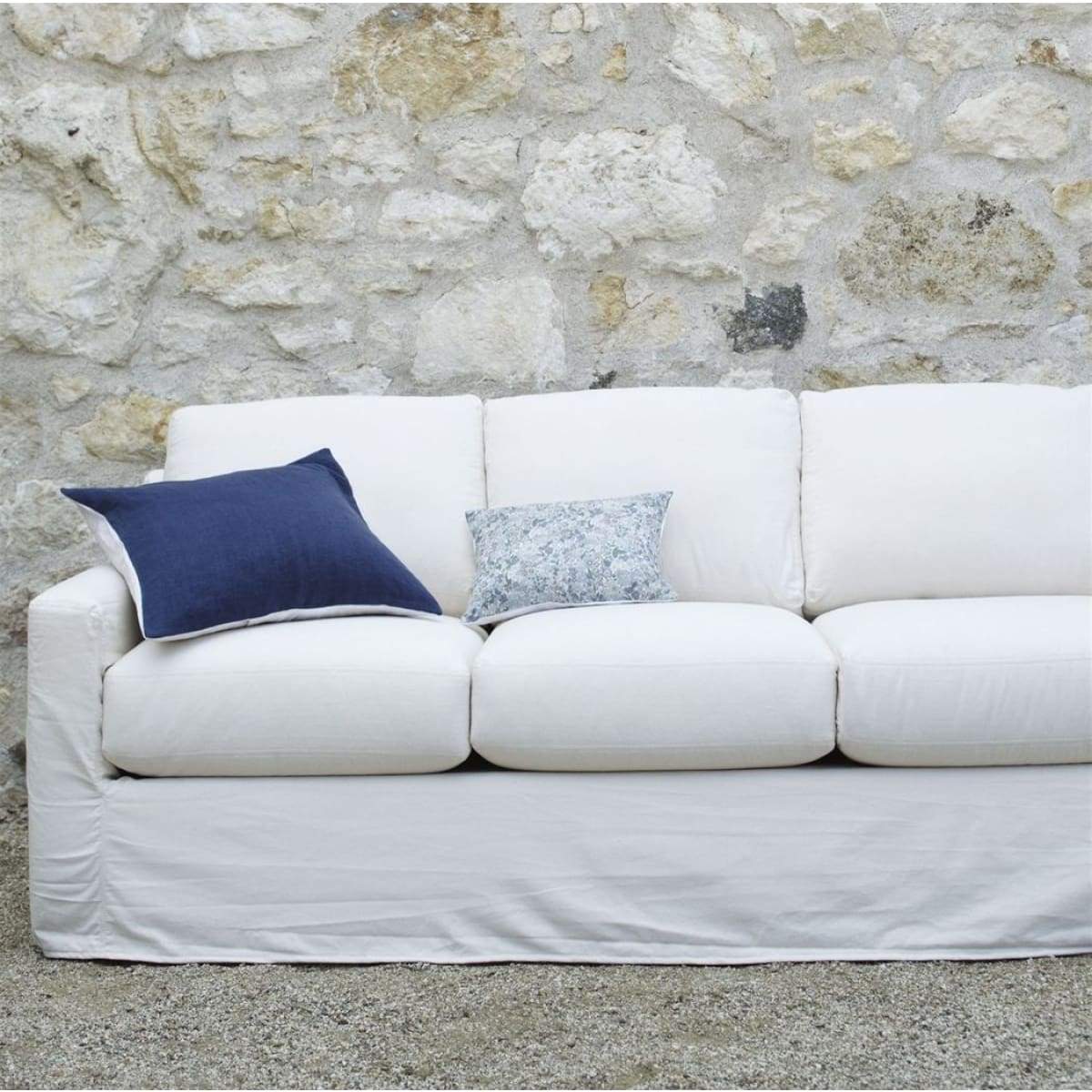 Chic & Comfy Slipcovered Sofa - elsie green - Furniture